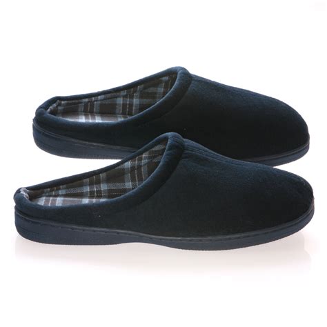 DeluxeComfort - Deluxe Comfort Men's Slip-On House Slipper, Size 9-10 ...