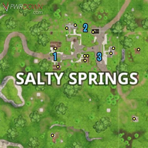 Fortnite Battle Royale: All chest locations in Salty Springs - PwrDown