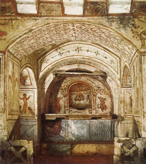 Catacomb of Via Latina, Rome IV century | Catacombs, Christian art ...