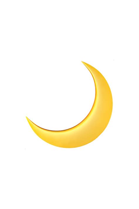 🌙 Crescent Moon Emoji | Moon emoji, Ios emoji, Emoji wallpaper iphone