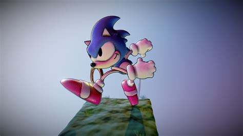 Sonic The Hedgehog - Fan Art - Download Free 3D model by jason.lp.davis ...