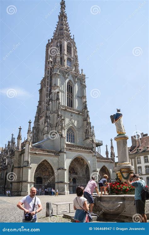 La Catedral De Berna, Suiza Fotografía editorial - Imagen de estilo ...