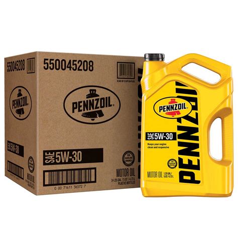 Pennzoil 5 Qt. SAE 5W-30 Conventional Motor Oil (3-Pack)-550045208 ...