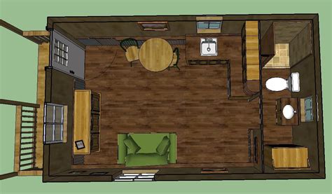 12X24 Lofted Cabin Floor Plans - floorplans.click