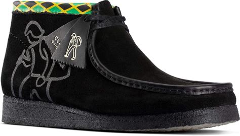 Amazon.com | Clarks Men's Jamaica WallaBee Black/Multi | Chukka