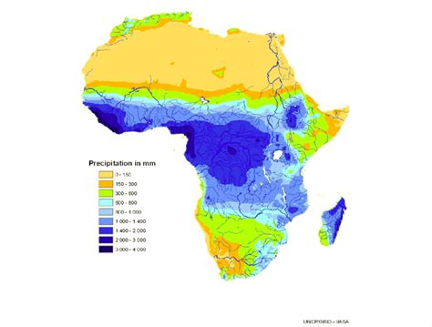 Mean annual precipitation in Circum-Sahara region. | Download ...