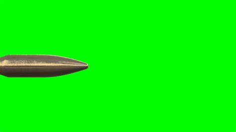 slow motion flying bullet 02 in green screen free stock footage - YouTube