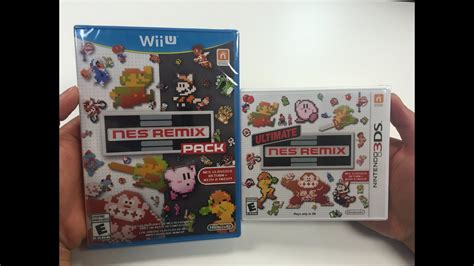 NES Remix Pack (Wii U) / Ultimate NES Remix (3DS) Unboxing !! - YouTube