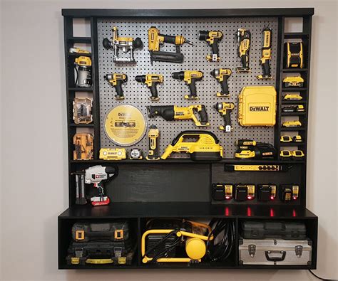 DIY Power Tool Wall Storage System