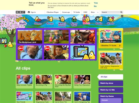 CBeebies Games - Content - ClassConnect