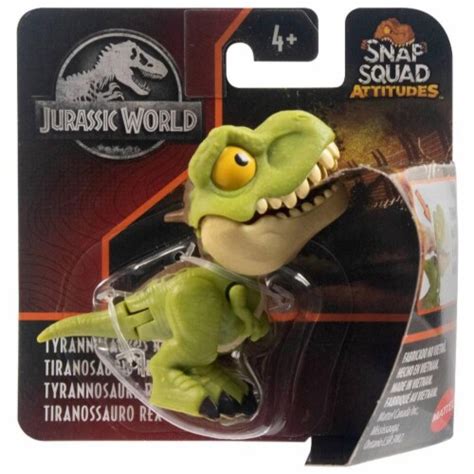 Jurassic World Snap Squad Attitudes Tyrannosaurus Rex Figure, 1 - Pick ...