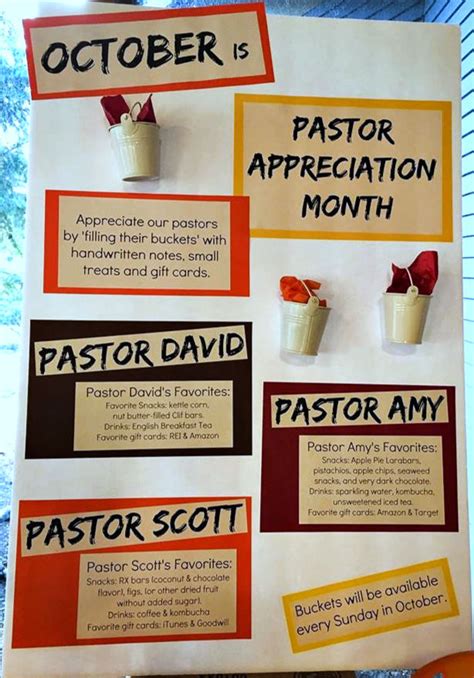 michelle paige blogs: Pastor Appreciation Bucket Idea