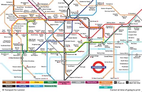 Printable London Subway Map - Domini Hyacintha