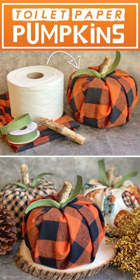 DIY Fall Decor Idea: Toilet Paper Pumpkins (Cheap & Easy!) | Diy fall ...