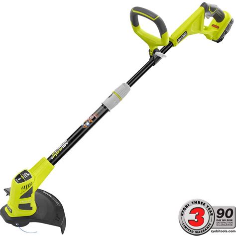 Ryobi ONE+ 18-Volt Lithium-Ion Hybrid Electric Cordless String Trimmer ...