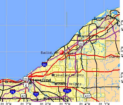 Euclid, Ohio (OH) profile: population, maps, real estate, averages ...