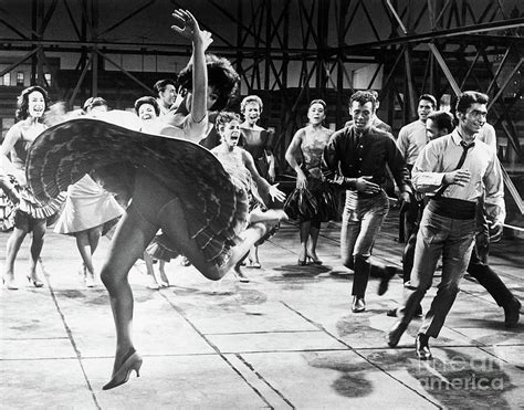 Rita Moreno Dancing With Cast Of West Photograph by Bettmann - Pixels