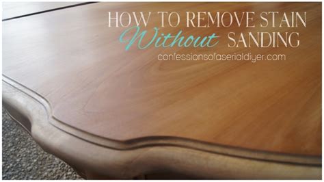 How To Remove Old Stain From Wood Furniture - Furniture Walls