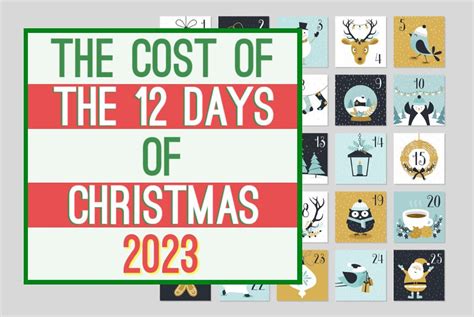 The Cost Of The 12 Days Of Christmas 2023