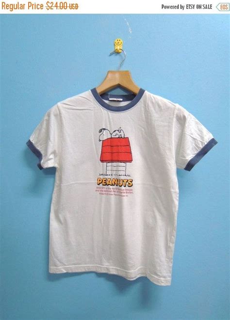 Vintage Snoopy Peanuts T Shirt Size M | Etsy | Peanuts t shirts, Cool t ...