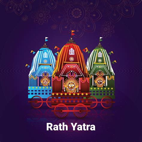 Jagannath rath yatra celebration background 7303721 Vector Art at Vecteezy