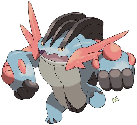 Mega Swampert by CODE-umb87 on DeviantArt