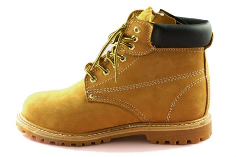 Townforst® Steel Toe Men's Slip Resistant Work Safety Boot Camel