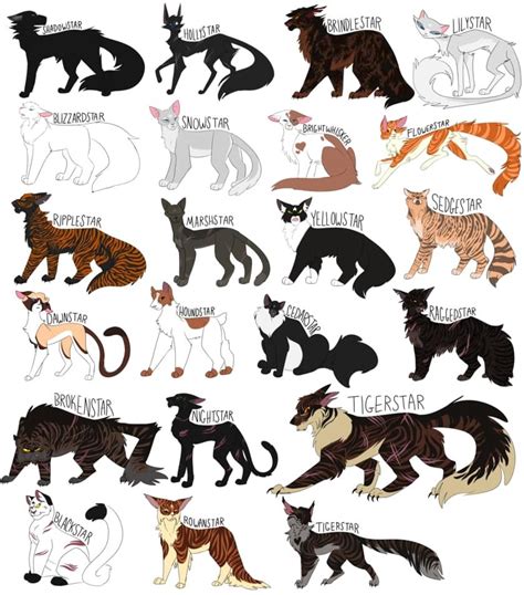 ShadowClan leaders | Warrior cats books, Warrior cats art, Warrior cats ...