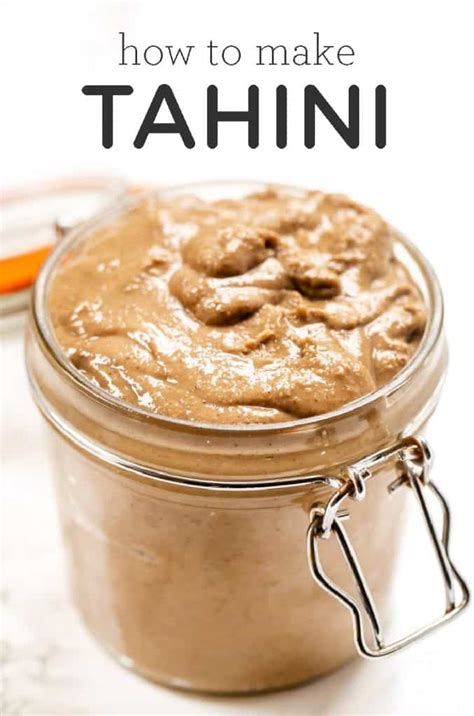 Homemade Tahini Recipe {Super Easy & So Creamy} - Simply Quinoa