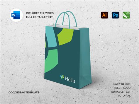 Goodie Bag Template 02 by Om Branding on Dribbble