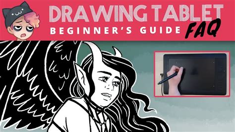 FAQ: How to Use a DRAWING TABLET - Tips for Beginners [CC] - YouTube