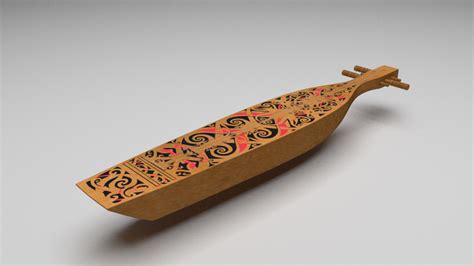 3d Sape Borneo Instruments Model