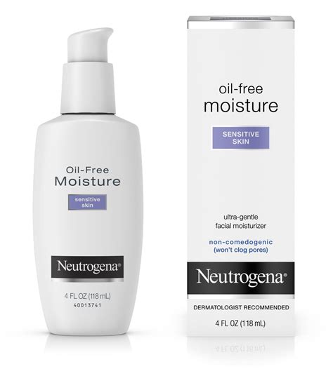 Neutrogena Oil-Free Face Moisturizer For Sensitive Skin ingredients ...