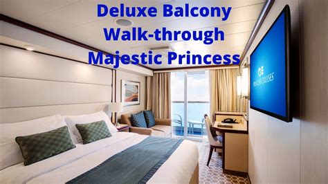 Deluxe Balcony Walk-through I Majestic Princess, Princess Cruises - YouTube