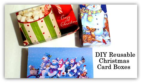 DIY Reusable Christmas Card Box Tutorial