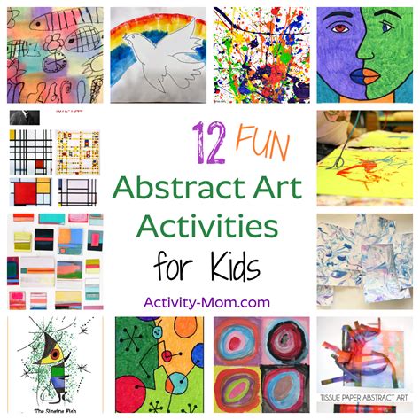 Abstract Art Activities for Kids - The Activity Mom