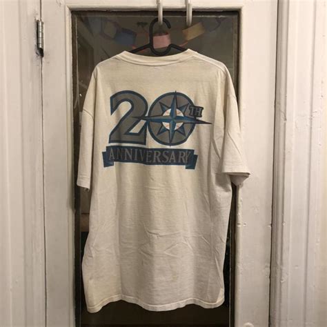 Vintage Mariners 20th Anniversary Tee Size... - Depop