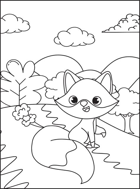 Cute Farting Animals Coloring pages 18865964 Vector Art at Vecteezy