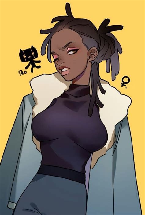 Black Anime Girl FanArt