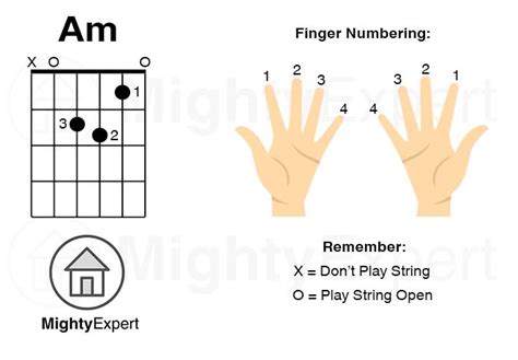 How to Play A Minor (Am) Chord on Guitar (Finger Positions & Images)