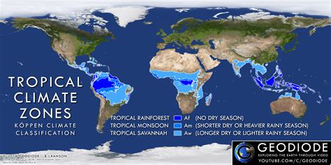 Geographic Location Of Tropical Rainforest : 1 Characteristics Of ...