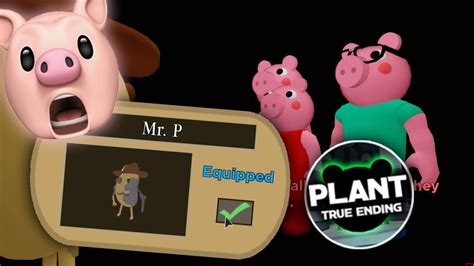 HOW TO GET PIGGY CHAPTER 12 TRUE ENDING + UNLOCK MR P SKIN! | Roblox