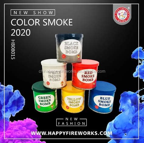 Yellow Color Smoke Bomb Colorful Bombs Smoking Torch Colored Canned ...