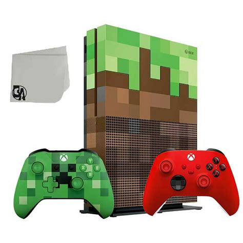 Microsoft Xbox One S Minecraft Limited Edition 1TB Gaming Console with ...