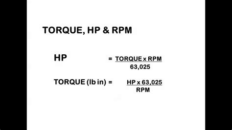 How To Calculate Horsepower From Torque - Haiper