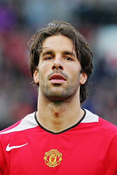 MANCHESTER, ENGLAND - MAY 10: A portrait of Ruud van Nistelrooy of ...