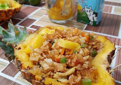 Resep Nasi Goreng Nanas oleh dina atrasina - Cookpad