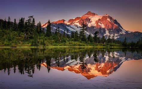 Free Images : tree, reflection, nature, wilderness, lake, mountainous ...