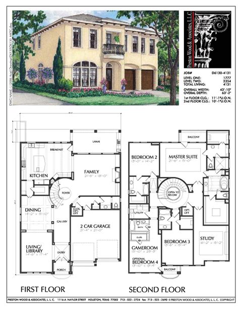 2 Story House Plan, Residential Floor Plans, Family Home Blueprints, D ...