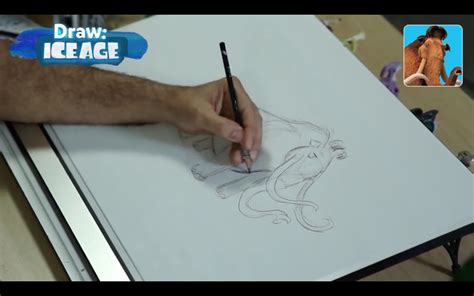 Ice Age Collision Course: How to Draw Manny